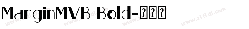 MarginMVB Bold字体转换